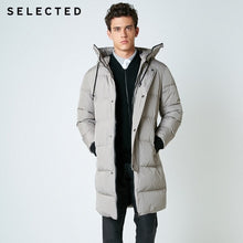 Load image into Gallery viewer, SELECTED New Winter Down Jacket Men&#39;s Zipper and Hat Casual Medium-and-Long Coat Suit S | 418412503