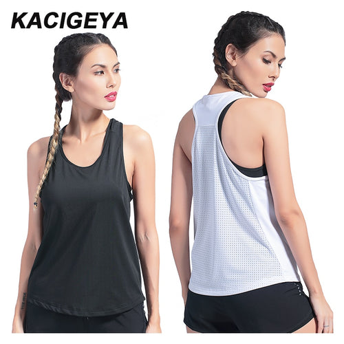 Yoga Top Vest Quick Dry Workout Sport Fitness Women Sport Shirt Sexy Backless Female Sleeveless Yoga Running T Shirts