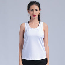 Load image into Gallery viewer, Yoga Top Vest Quick Dry Workout Sport Fitness Women Sport Shirt Sexy Backless Female Sleeveless Yoga Running T Shirts