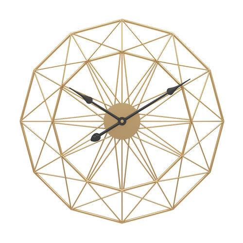 Unique Nordic Iron Art Hanging Wall Clock Modern Mute Clocks Large Clocks For Living Room Mediterranean Style Home Decor 60cm