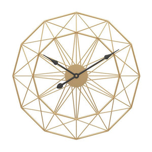 Unique Nordic Iron Art Hanging Wall Clock Modern Mute Clocks Large Clocks For Living Room Mediterranean Style Home Decor 60cm