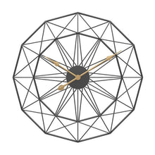 Load image into Gallery viewer, Unique Nordic Iron Art Hanging Wall Clock Modern Mute Clocks Large Clocks For Living Room Mediterranean Style Home Decor 60cm